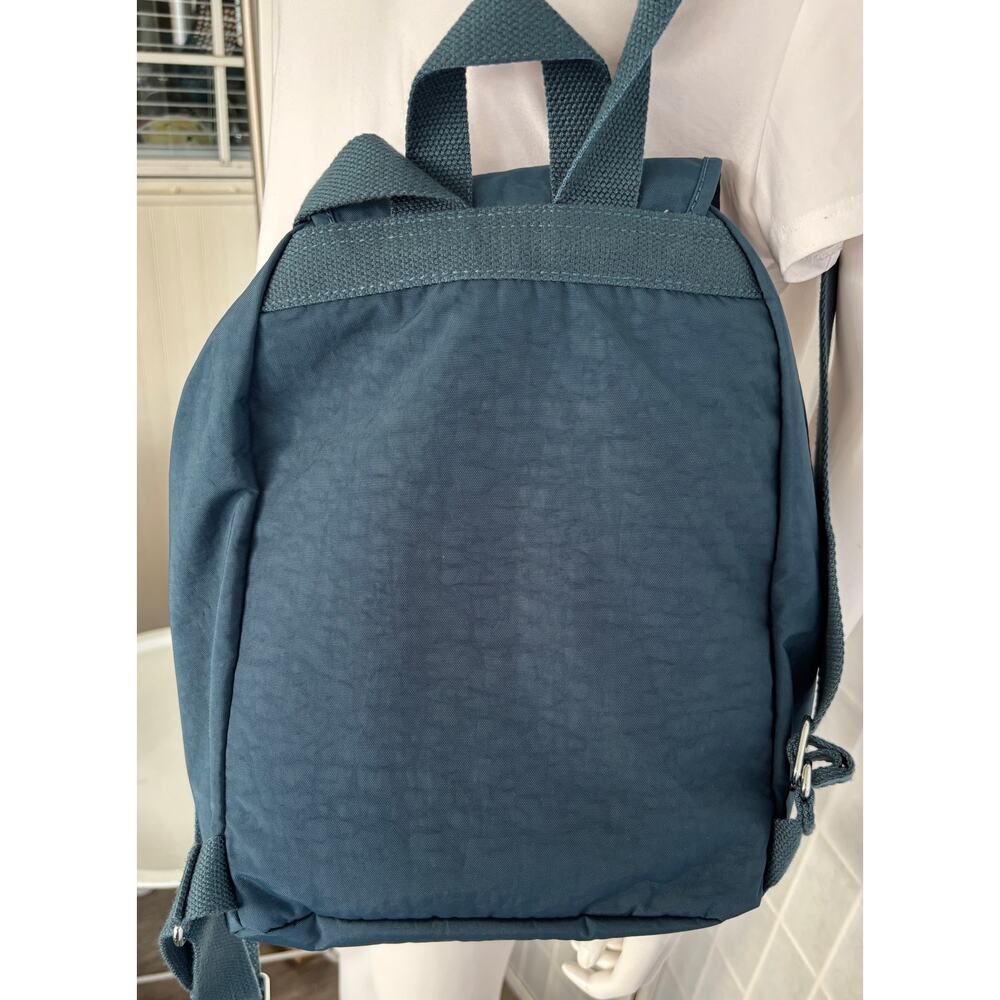 Kipling Nylon Mini Backpack Blue Adjustable Strap… - image 2